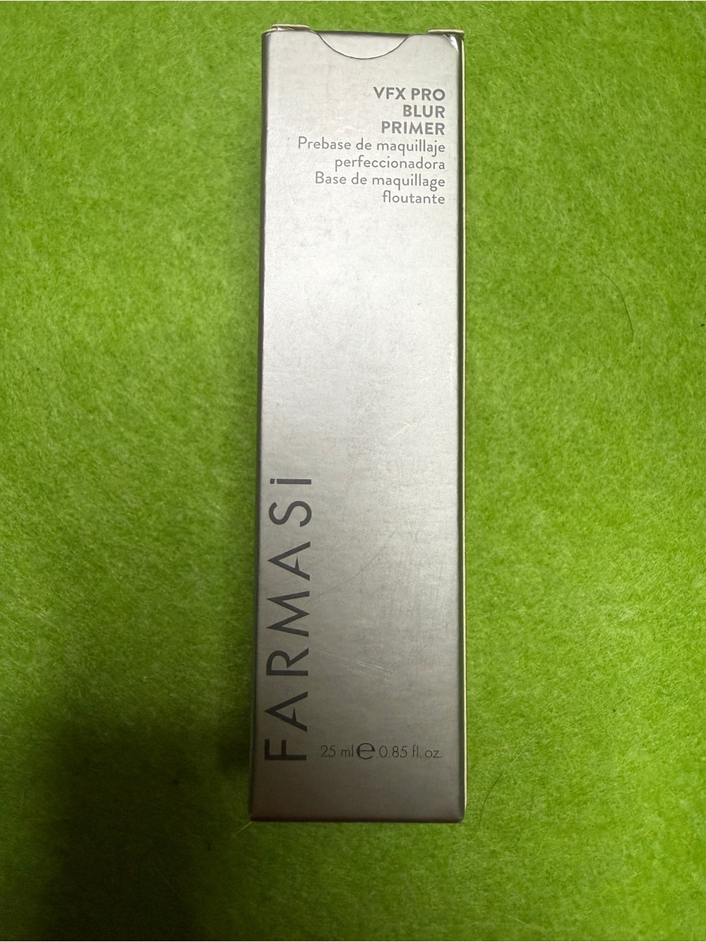 Farmasi VFX Pro Blur Primer - Metallic Silver Packaging